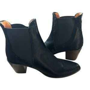 Emma Go Boots Ankle Booties Pony Black Gunnar Designer Women’s size 36